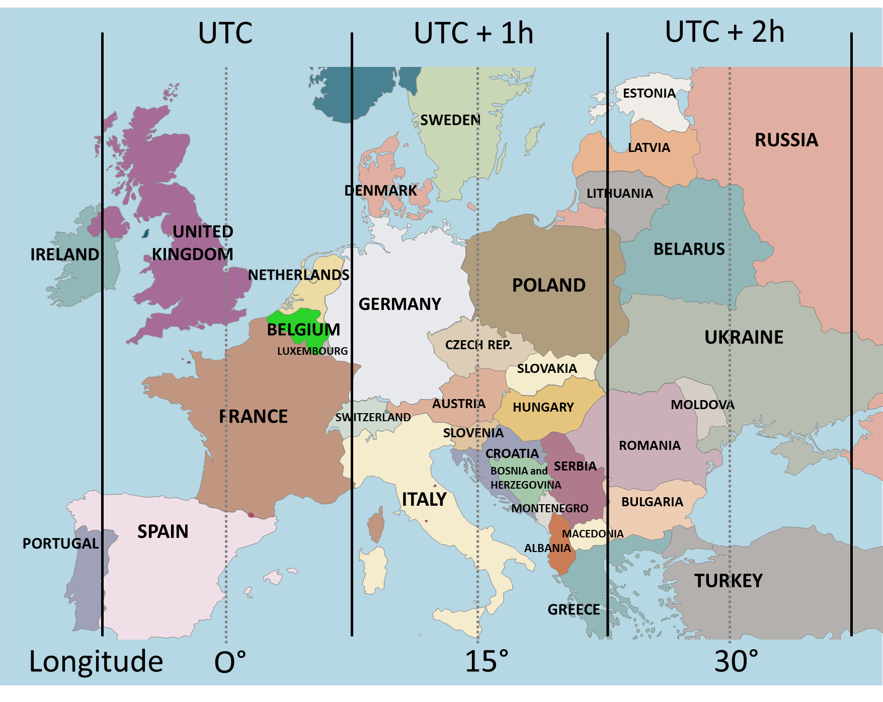 Italy Time Zone Map Long Dark Mystery Lake Map