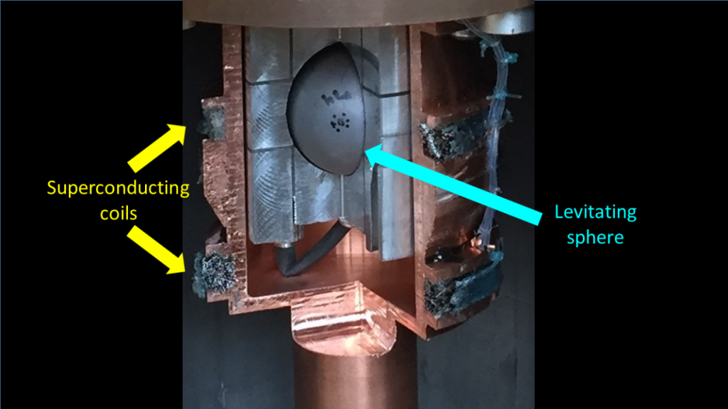 inside view of the gravimeter of Membach