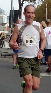 Martin Groenewegen tijdens een running sportevent.